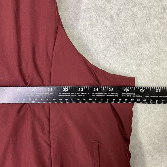 Target Merona Vest Jacket Womens 24W/26W Maroon Full Zip Front Zippered Pockets - Picture 5 of 14